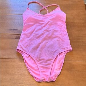 Bubblegum Pink One-Piece Bathing Suit